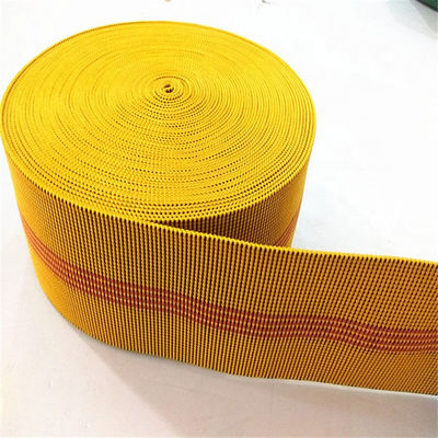 Chiny Elastyczna tapicerka tapicerowana w kolorze żółtym 70mm do kanapy 20% -30% wydłużenia dostawca