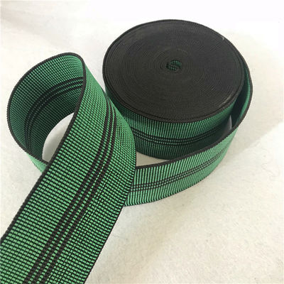 Chiny elastyczna taśma stretch pleciona szerokość 50mm kolor zielony na oparcie kanapy i siedzisko dostawca